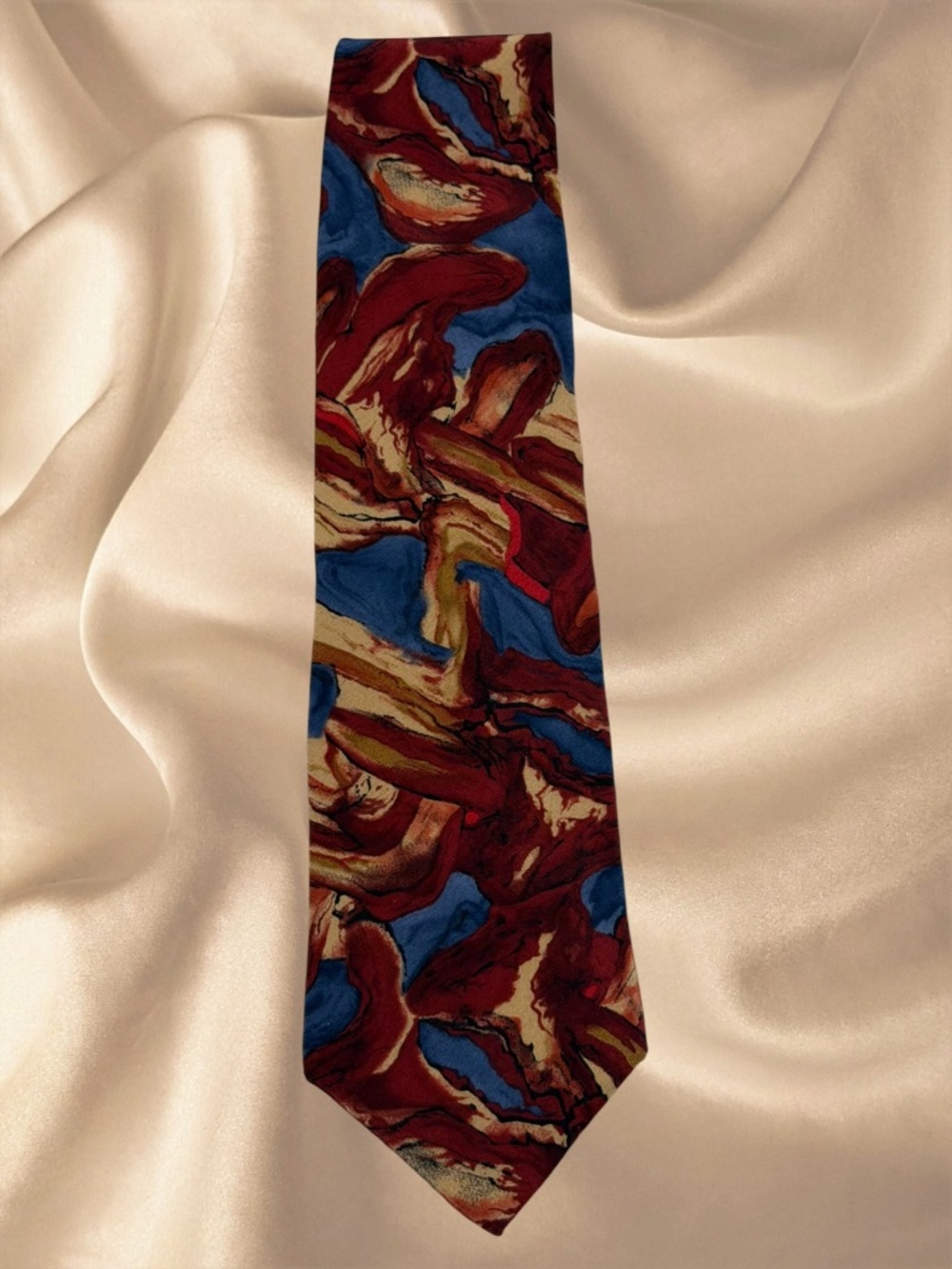 JERRY J. GARCIA Gekko Collection Seven Silk Tie Amazing Design Like New
